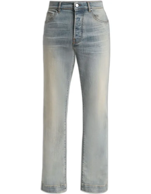 Straight Flare-leg Jeans