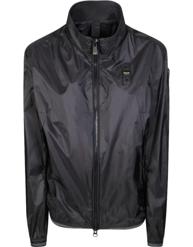 Stand Up Collar Smooth Jacket