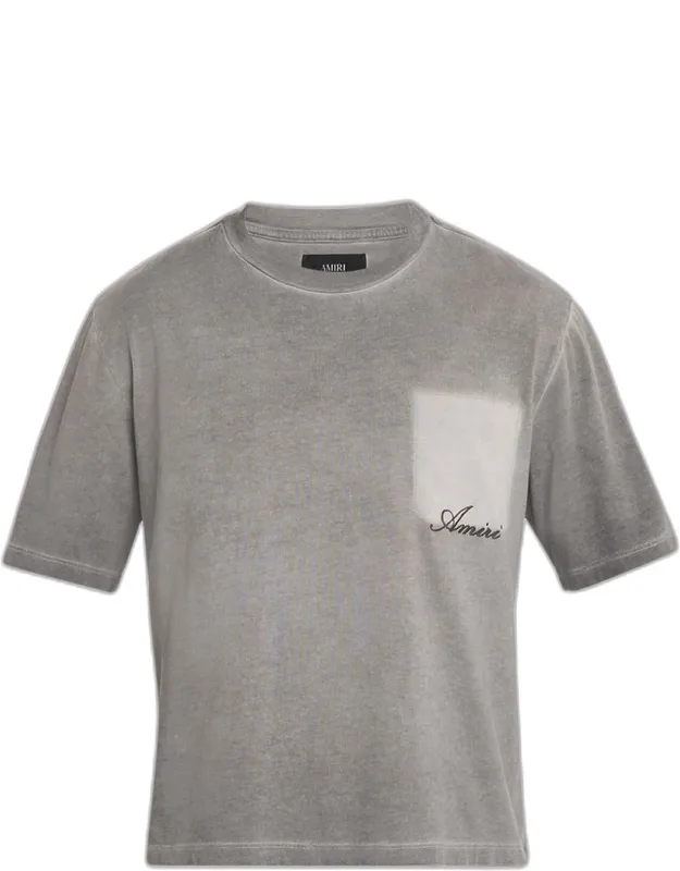 Faded Pocket Crop T-shirt