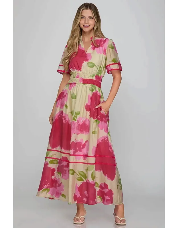 Floral Midi Dress