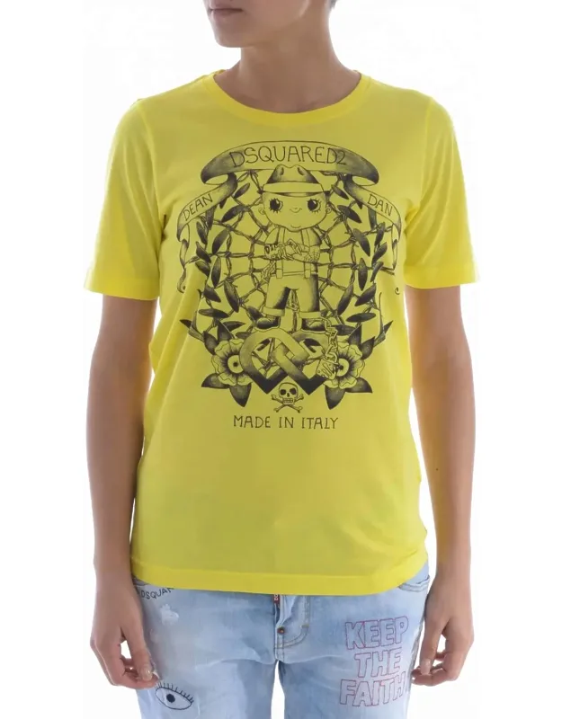 Printed Cotton T-shirt