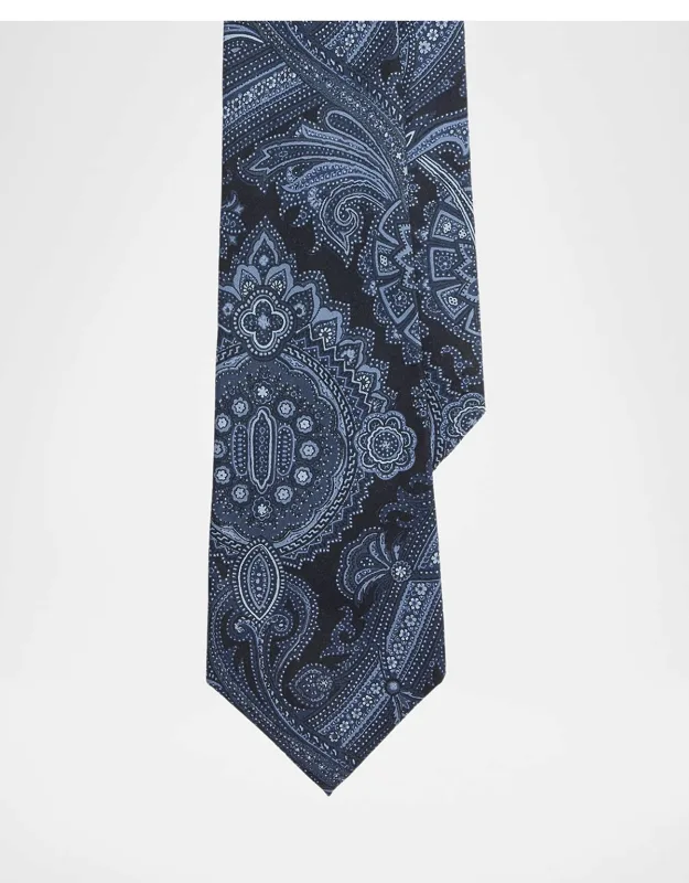 Paisley Silk Twill Tie