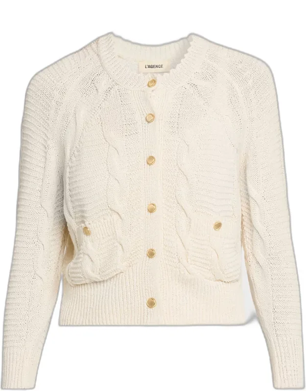 Cable-knit Cardigan