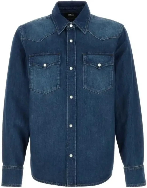 Chest Flap Pocket Denim Shirt