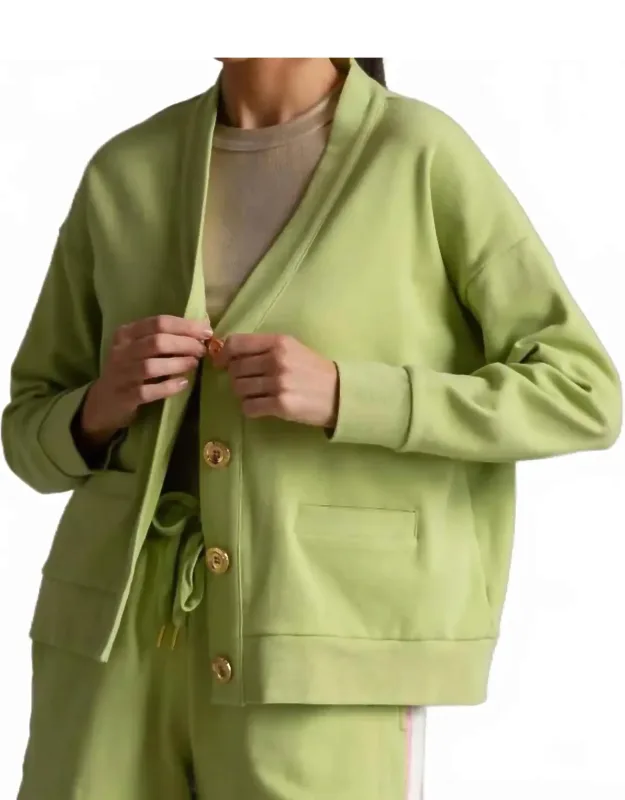 Court Interlock Cardigan