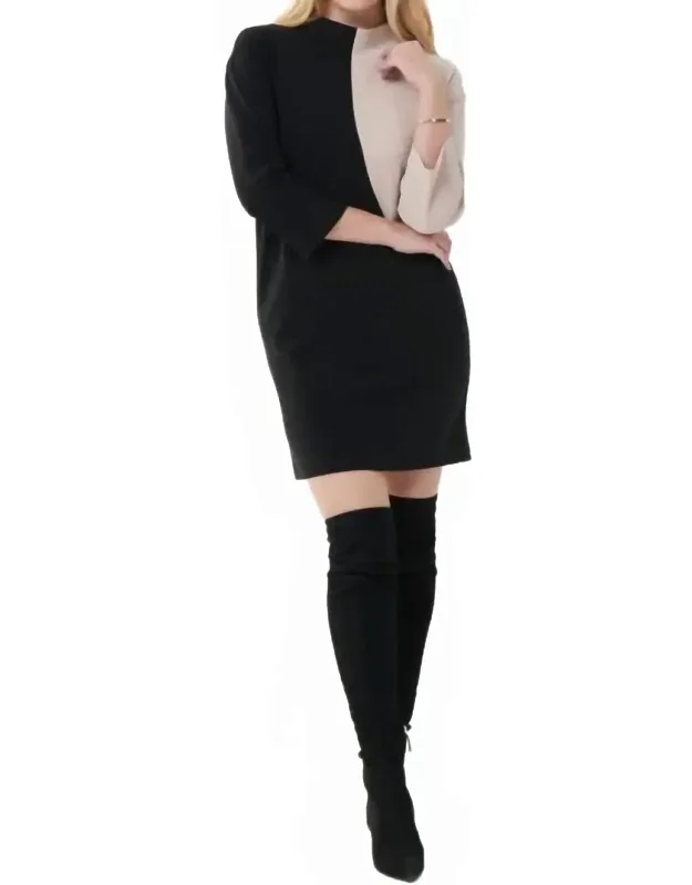 Color Block Mini Dress