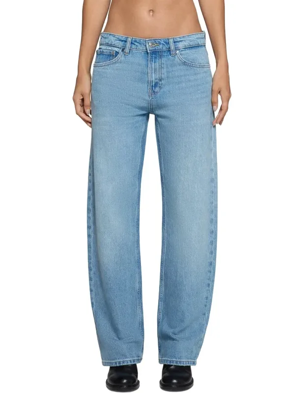 Loose Bowed Jeans