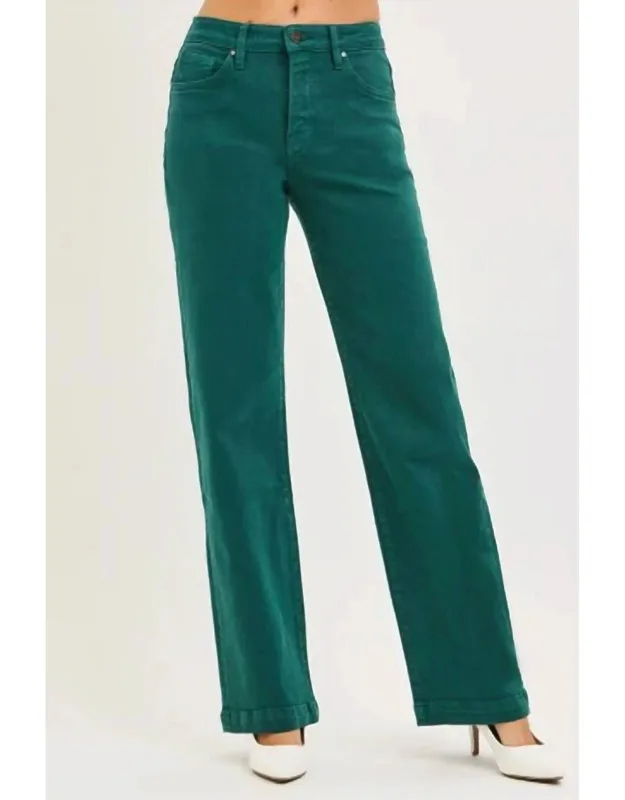 High Rise Straight Pants