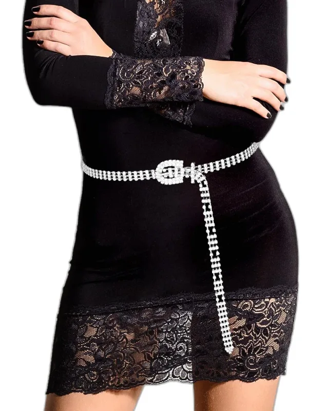 Rhinestone Pave Belt