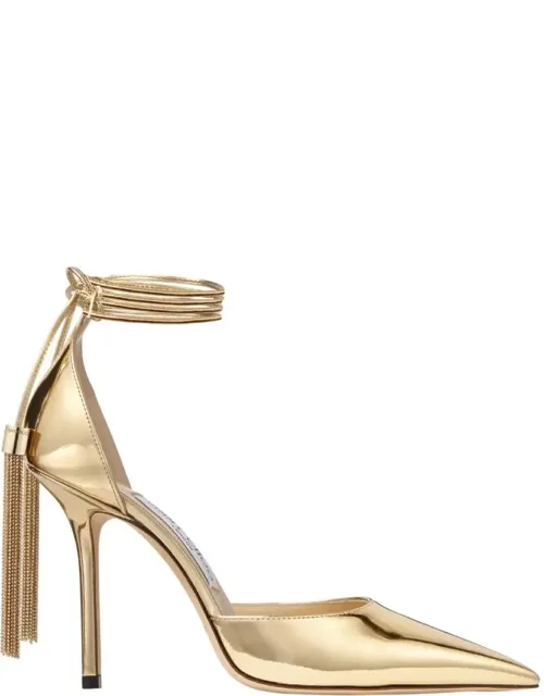 Eris 100 Metallic Pointed-toe Pumps