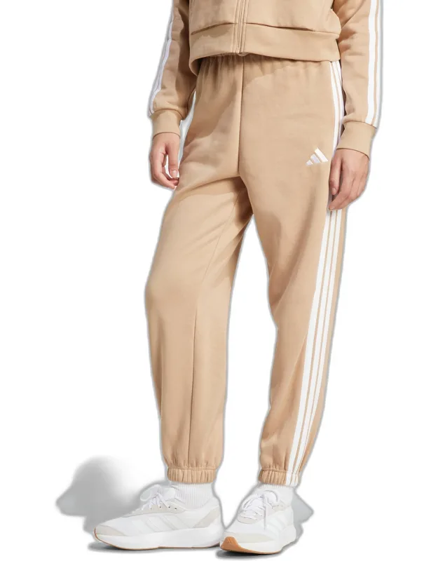 Essentials 3-stripes Fleece Loose-fit Pants