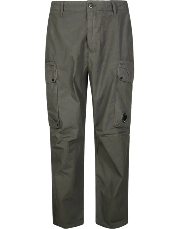 Cotton Straight-leg Cargo Pants