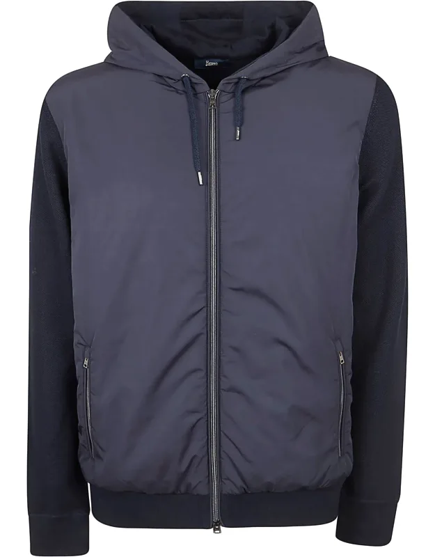 Wind-proof Jacket With Drawstring Hood
