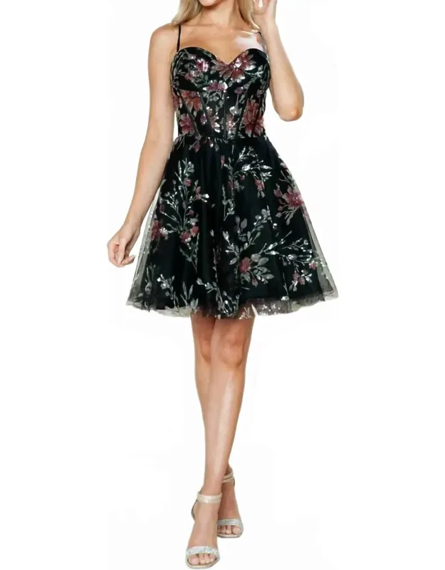 Sweetheart Neck Cocktail Dress
