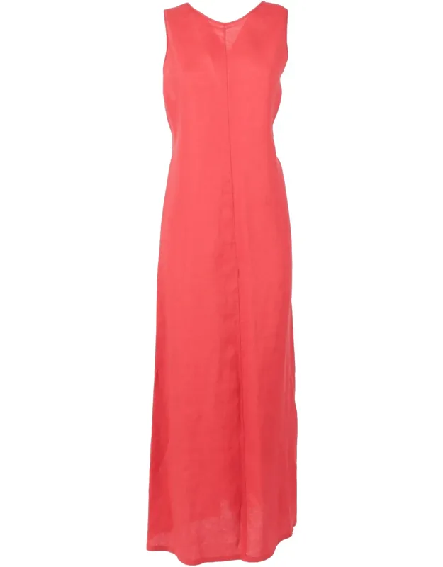 Sleeveless Back Cutout Maxi Dress