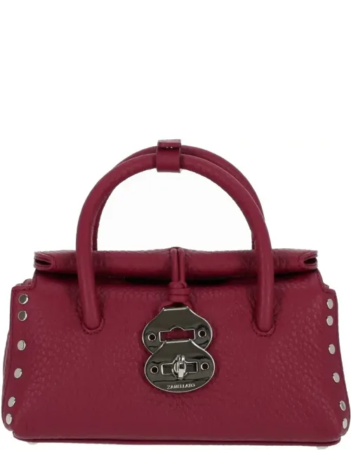 Damasco Textured Leather Shoulder Bag