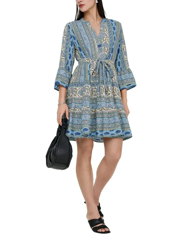 Amina Glam Mini Dress - Approximately 48in From Shoulder To Hem, 95% Polyester, 5% Spandex