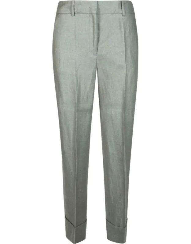 Lino Straight-leg Trousers