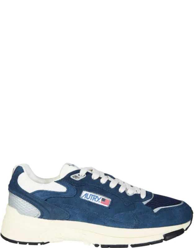 Suede Mesh Sneakers
