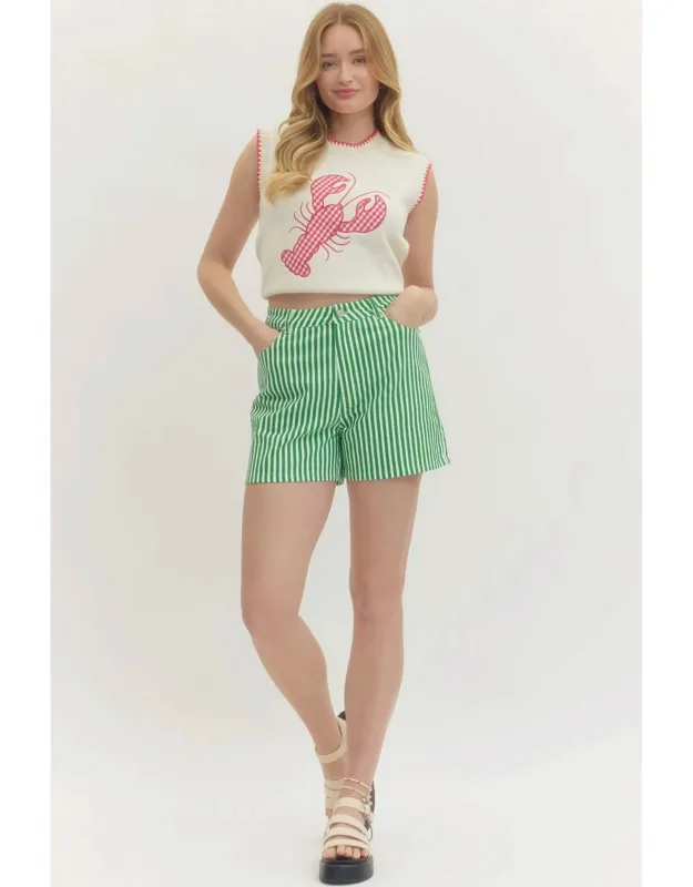 Preppy Stripe Everyday Shorts