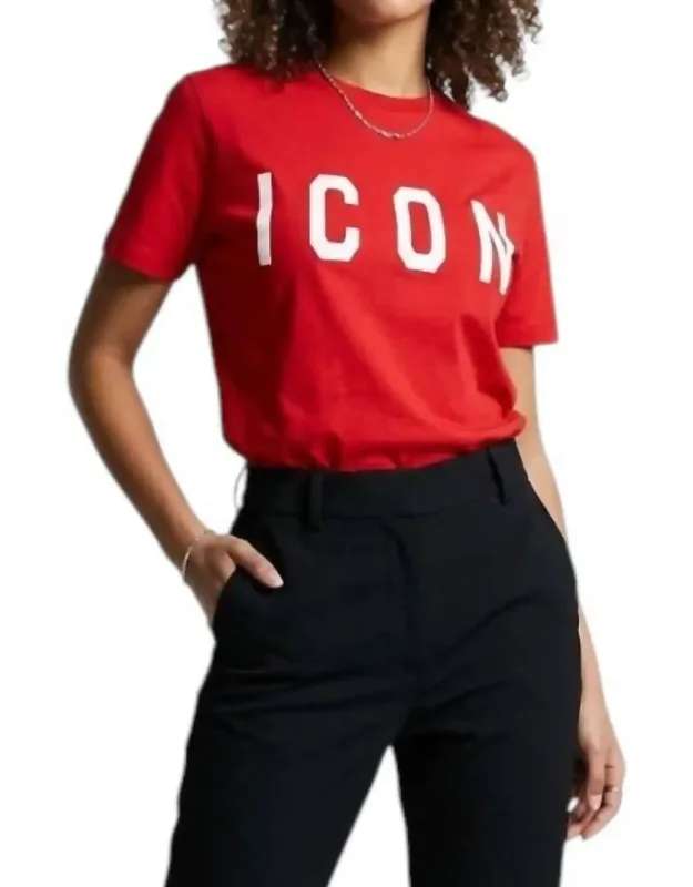 Icon Logo Cotton T-shirt