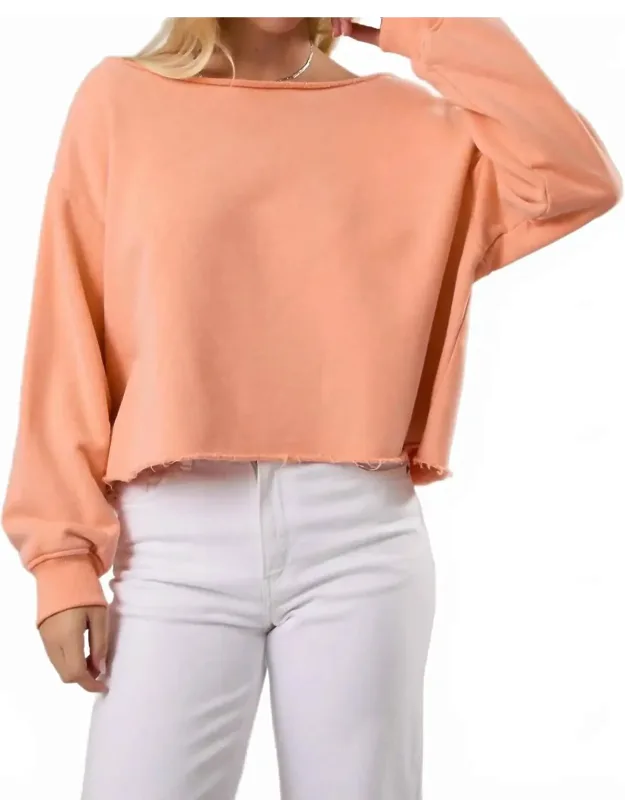 Off The Shoulder Sweatshirt