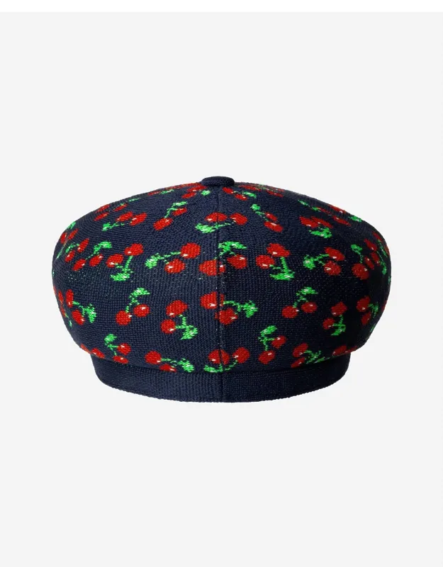 Tropic Cherry Knit Beret Hat