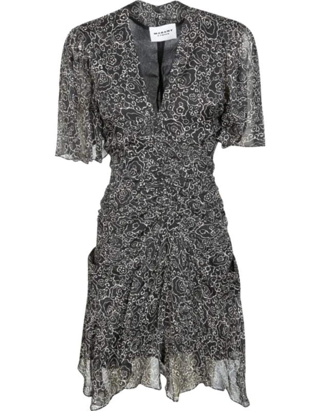 Vivienne Dress With Flutter Sleeves