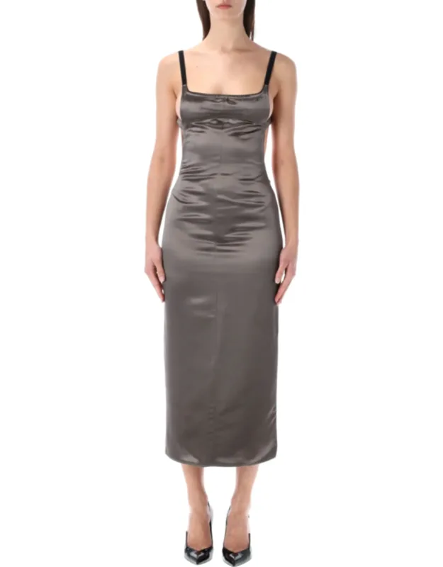 Satin Mini Dress