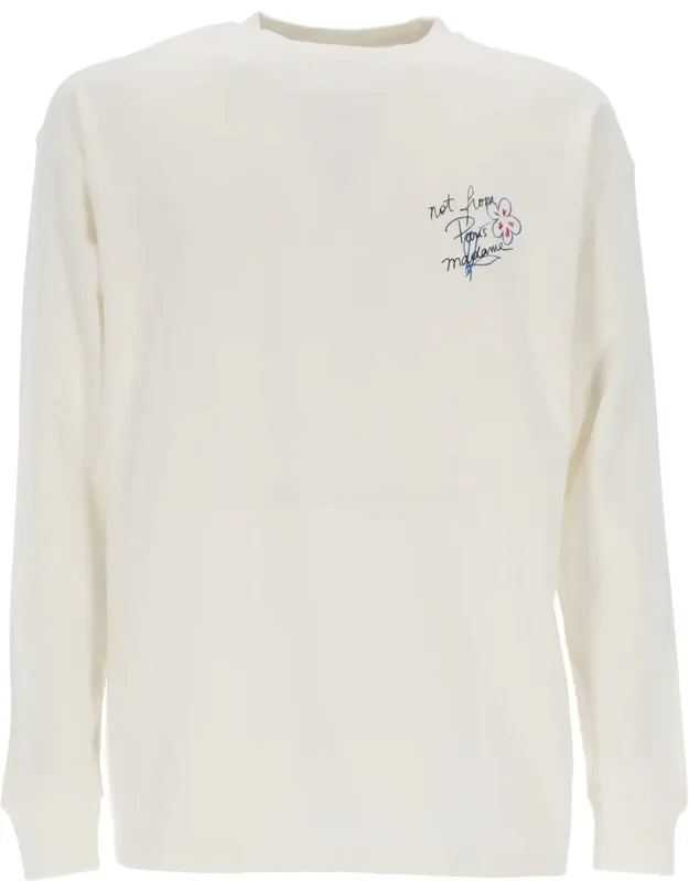 Esquisse Slogan Long T-shirt