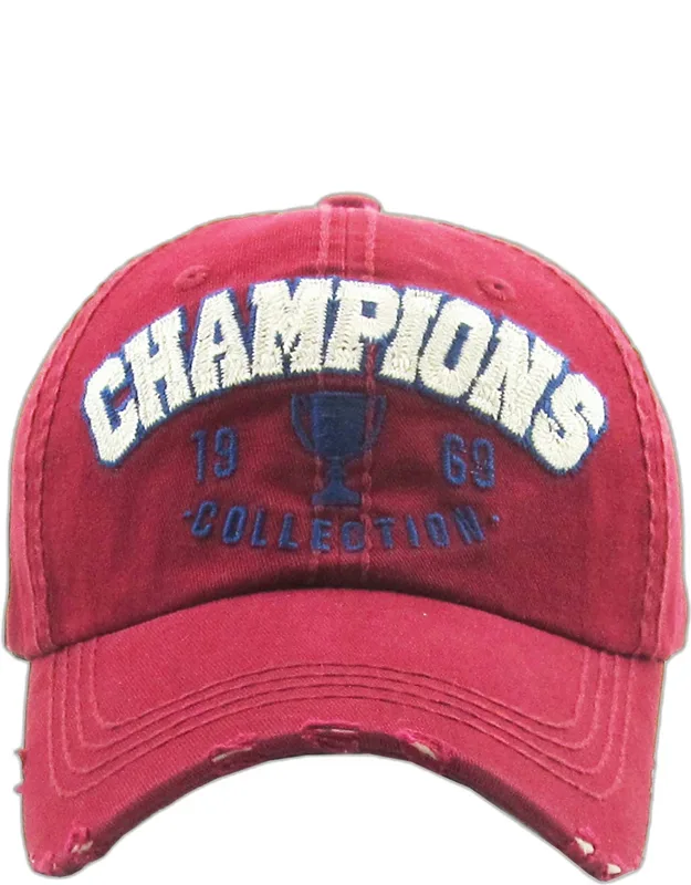 Champions 1969 Collection Vintage Baseball Cap - Crown Circumference 23" - Crown Height 4.25"