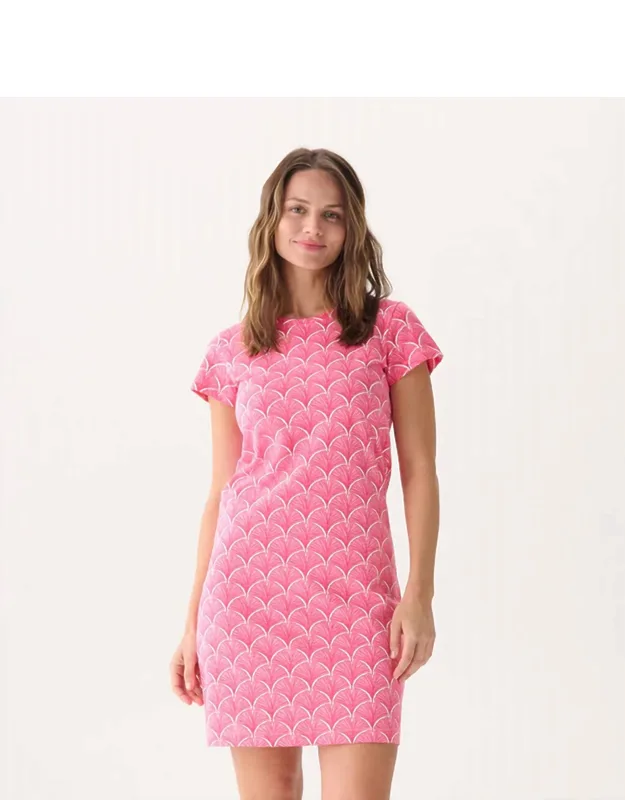 Crew Neck T-shirt Mini Dress