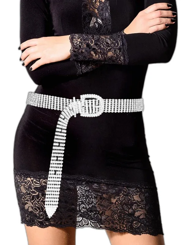 Rhinestone Pave Belt