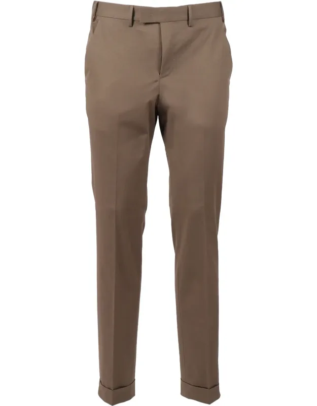 Flat Front Straight-leg Pants