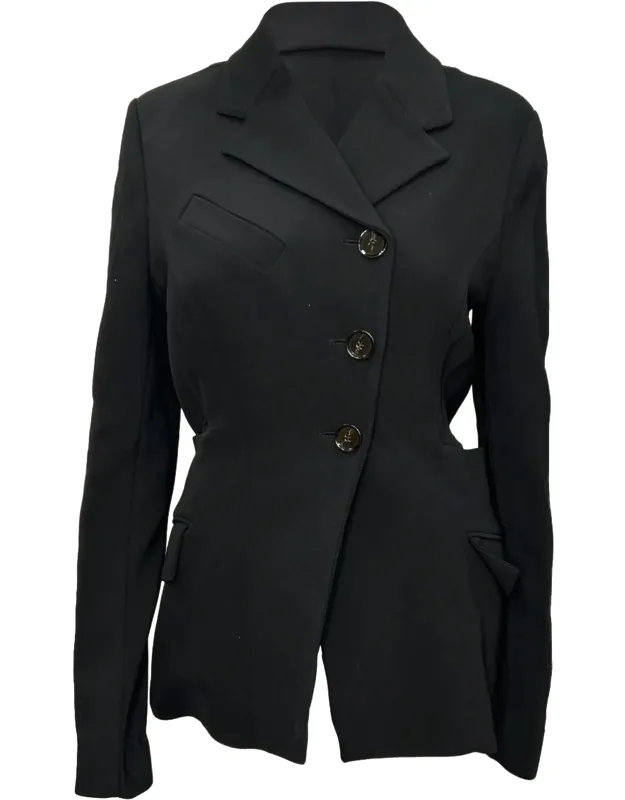 Bi-stretch Crepe Blazer