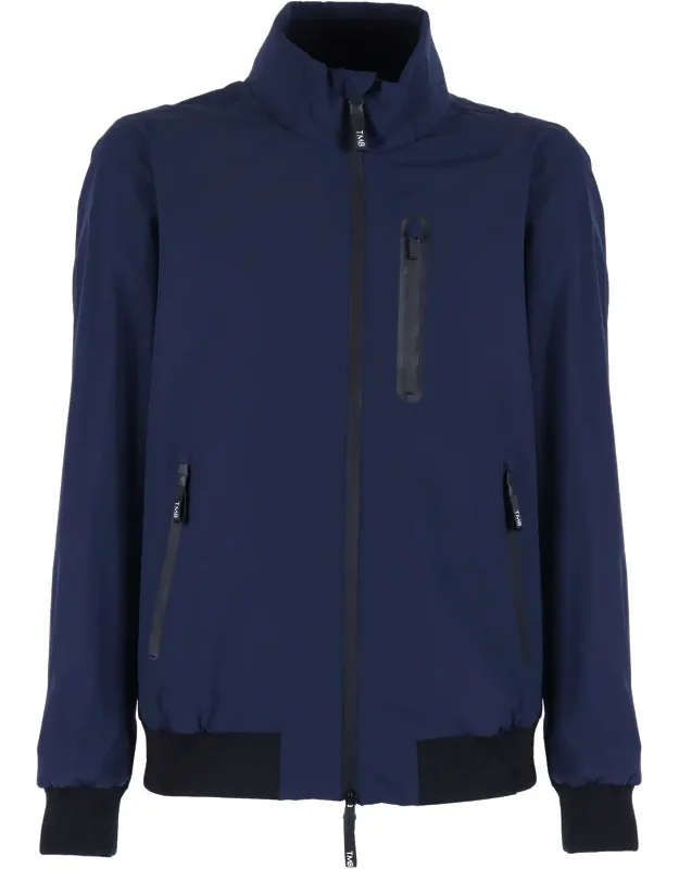 Sporty High Collar Zipper Casual Jacket
