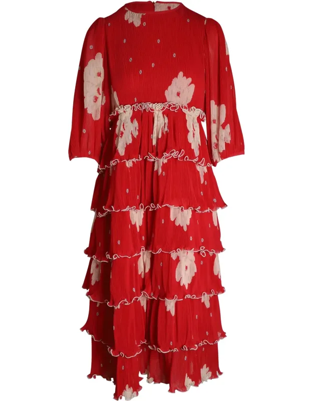 Tiered Midi Dress