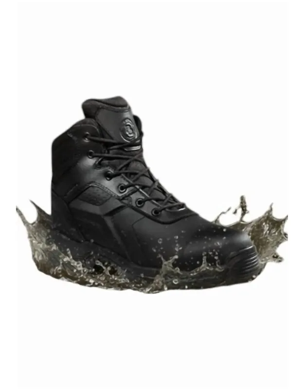 Waterproof Side Zip Tactical Boots
