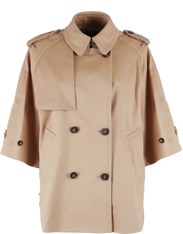 Embroidered Trench Coat