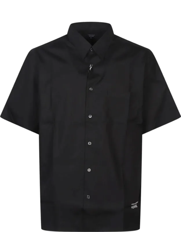 Boxy Embroidered Logo Shirt