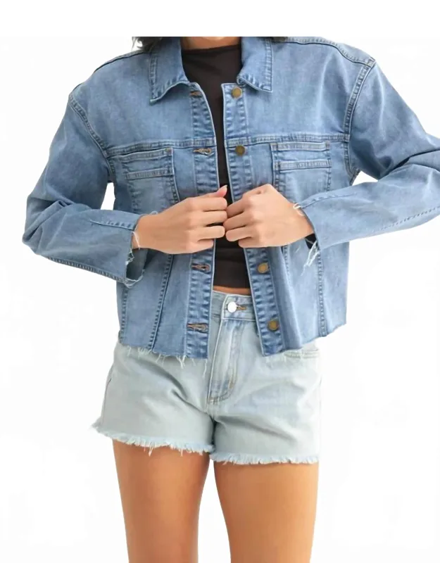 Fitted Fray Jacket