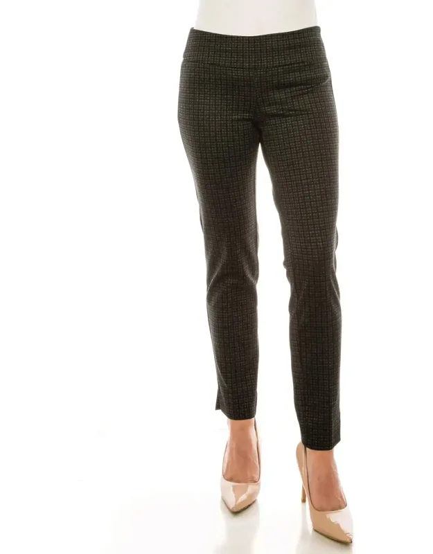 Figure Defining Slim Ankle Pull On Pants