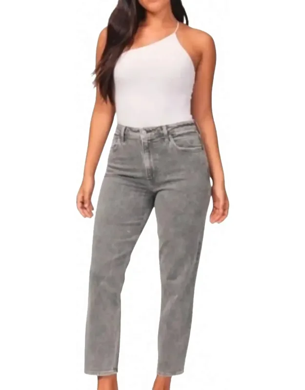 Curve Love High Rise Mom Jeans