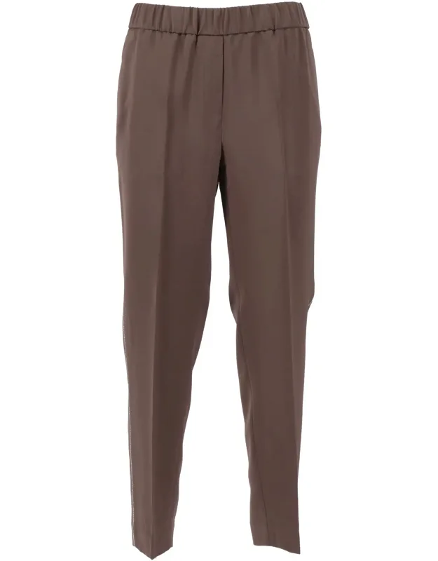 Trousers Seam Straight-leg Pants