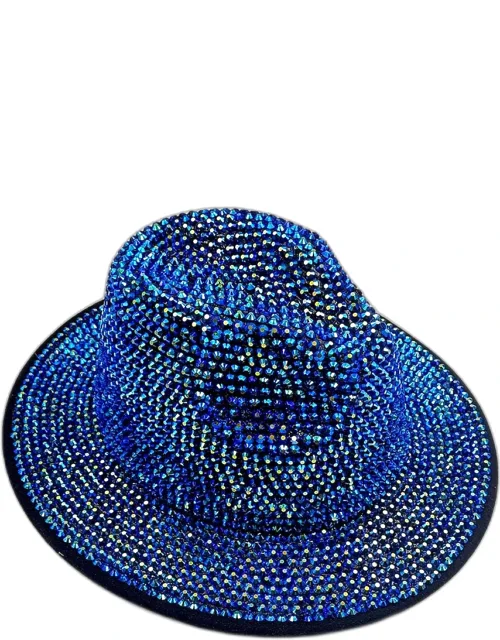 Bling Studded Panama Hat