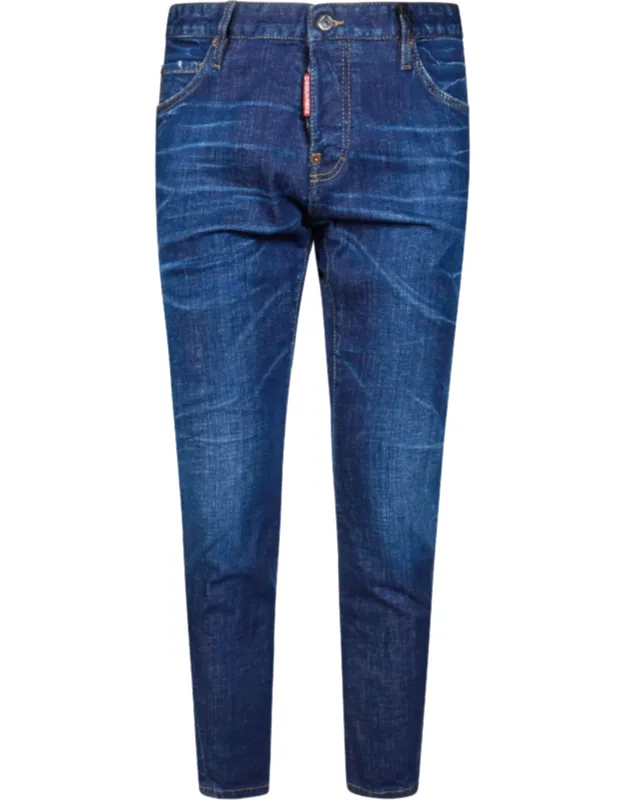 Slim Twisted Whiskered Jeans