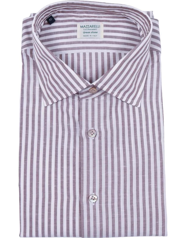 Striped Linen Cotton Shirt