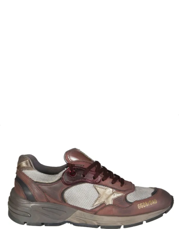 Nubuck Leather Dad Sneakers