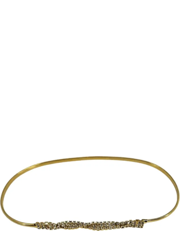 Vintage Gold-tone Stretch Snake Belt