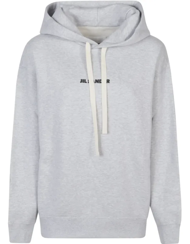 Drawstring Hood Cotton Hoodie